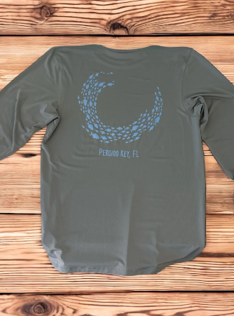 Panhandle Salt Performance Shirt School of Pompano